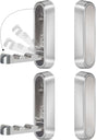 4PCS Foldable Wall Hooks, Heavy Duty Zinc Alloy Folding Wall Hooks, Folding Coat Hooks Wall Mount Bathroom V1258-DP02-C-1344