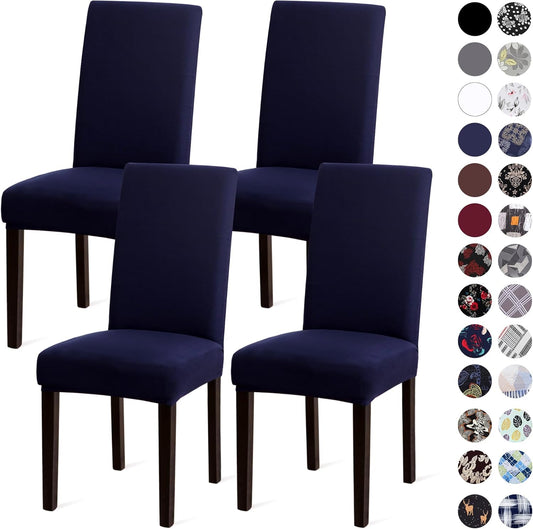 Dining Chair Covers,Kitchen Chair Cover,Parsons Chair Slipcover,Spandex Chair Protectors for Dining Room V1258-DP02-C-1347