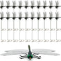 20 Pcs Dragon Fly Clips for Bugs Repellent, 3D Artificial Dragonfly Hat Clip, Dragonfly Garden Decor (20, V1258-DP02-C-1360
