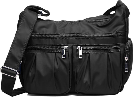 Crossbody Purses for Women Shoulder Handbags Lightweight Waterproof Nylon Travel Bag Ladies Pocketbooks V1258-DP02-C-1361
