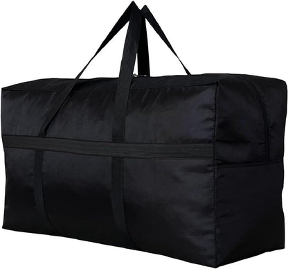 Extra Large Storage Duffle Bag for Travel, Black Oversized Giant Big Traveling Duffle Bag V1258-DP02-C-1368