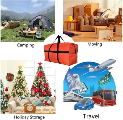 Extra Large Storage Duffle Bag for Travel, Black Oversized Giant Big Traveling Duffle Bag V1258-DP02-C-1368