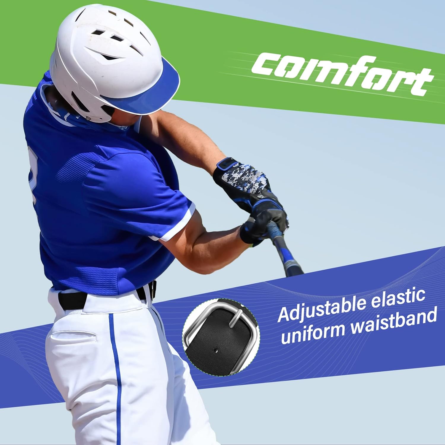 12 Pcs Baseball Belts Softball Belts Bulk for Adult and Youth Adjustable V1258-DP02-C-1371