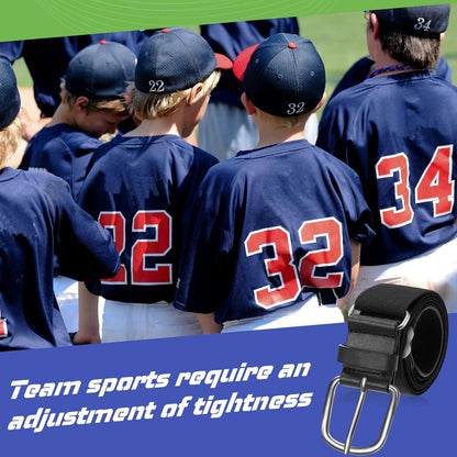 12 Pcs Baseball Belts Softball Belts Bulk for Adult and Youth Adjustable V1258-DP02-C-1371