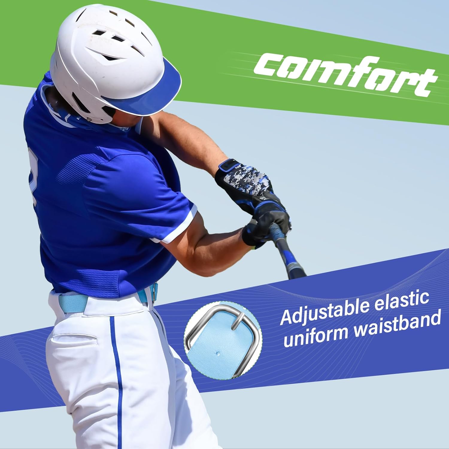 12 Pcs Baseball Belts Softball Belts Bulk for Adult and Youth Adjustable V1258-DP02-C-1372