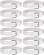 12 Pcs Baseball Belts Softball Belts Bulk for Adult and Youth Adjustable V1258-DP02-C-1374