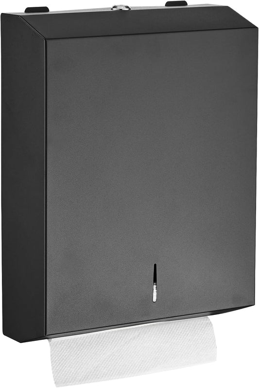 Paper Towel Dispenser Wall Mount - Multifold Trifold Paper Towel Dispensers, Large Capacity Stainless Steel V1258-DP02-C-1427