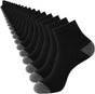 20 Pairs Ankle Socks For Men - Lightweight Mens Socks Size 8-12 Thin Casual Quarter Bulk Socks V1258-DP02-C-1436