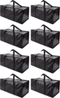 Extra Large Moving Bags with Zippers & Carrying Handles, Heavy-Duty Storage Tote for Space Saving Moving V1258-DP02-C-1448