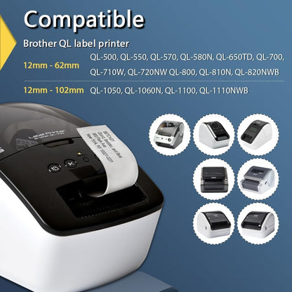 - Compatible Shipping Labels Replacement for Brother DK-1202 (2.4 in x 3.9 in), Use with Brother QL Label V1258-DP02-C-1449
