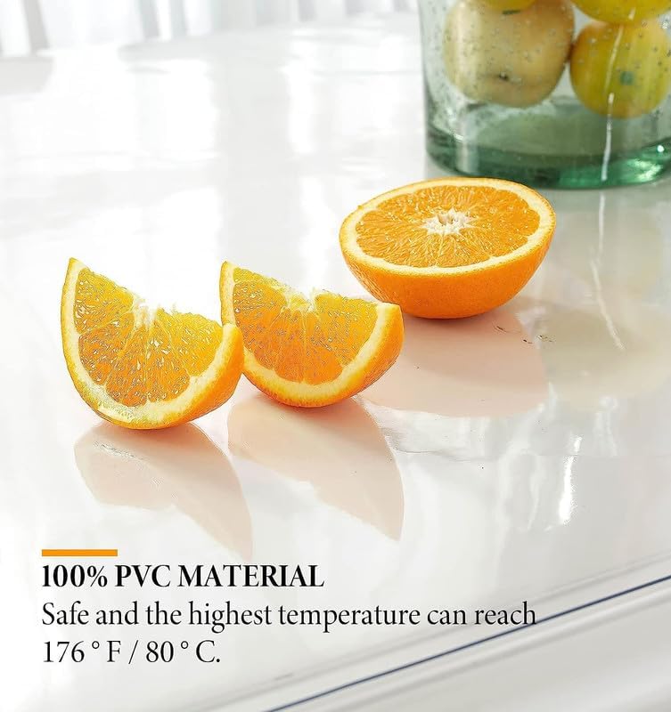 2mm Thick Clear Table Cover Protector 36 x 60 Inch, Plastic Table Cover Rectangle, PVC Clear Table Protector, V1258-DP02-C-1460