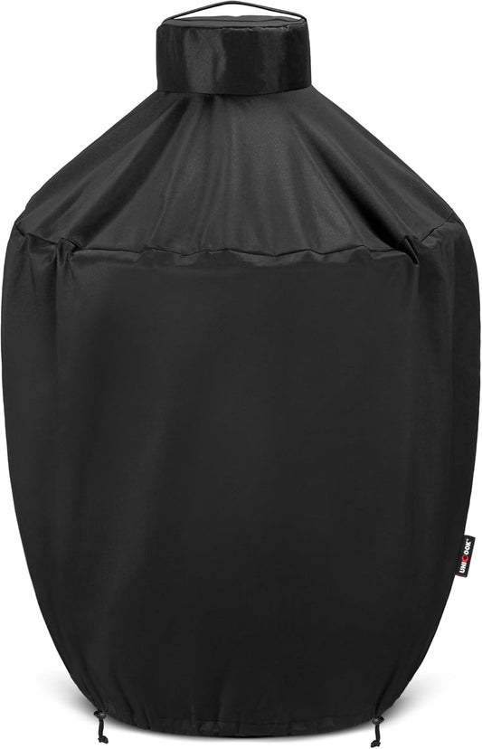 Grill Cover 31.5 Inch, Compatible with Large Big Green Egg, Kamado Joe and Pit Boss Ceramic Grills, Heavy V1258-DP02-C-147