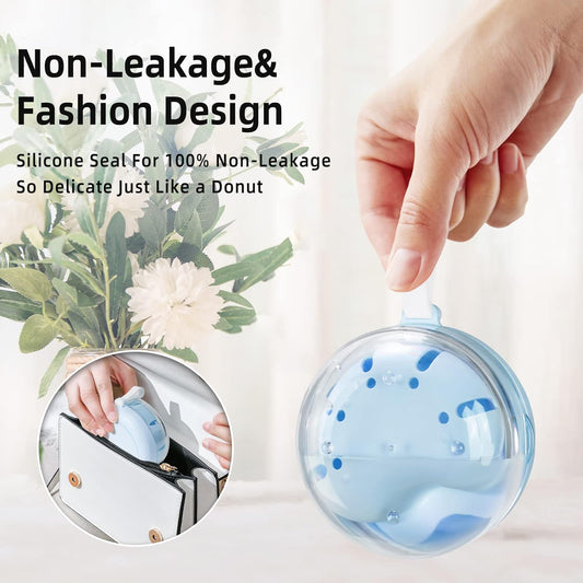 Leak Proof Denture Cup Kit Portable Retainer Case Perfect for Travel, Denture Case Container Cleaning Care V1258-DP02-C-1486