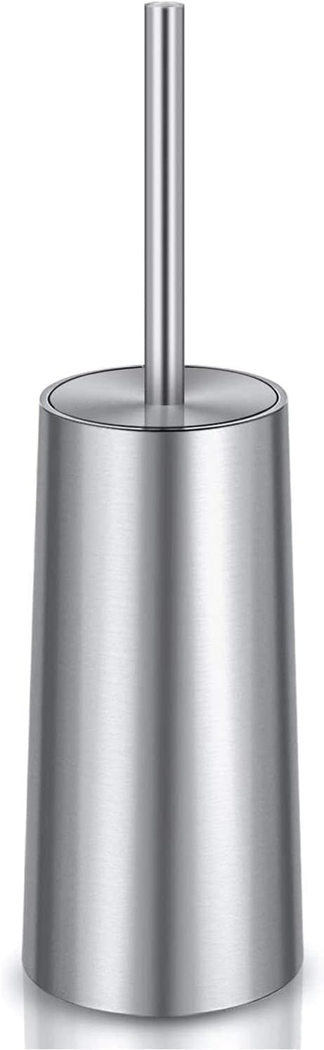 Toilet Brush and Holder, Toilet Brush 304 Stainless Steel, Toilet Bowl Brush for Bathroom Toilet-Ergonomic, V1258-DP02-C-1489