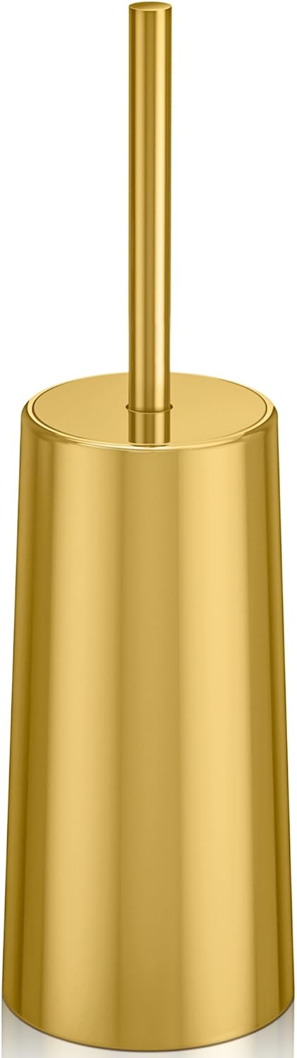 Toilet Brush and Holder, Toilet Brush Stainless Steel, Toilet Bowl Brush for Bathroom Toilet-Ergonomic, V1258-DP02-C-1490