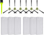 Lefant M210P M210 Pro Replacement Filters and Side Brushes - (NOT for 5.3x2 Inch Filter) - Please Verify Your V1258-DP02-C-1594