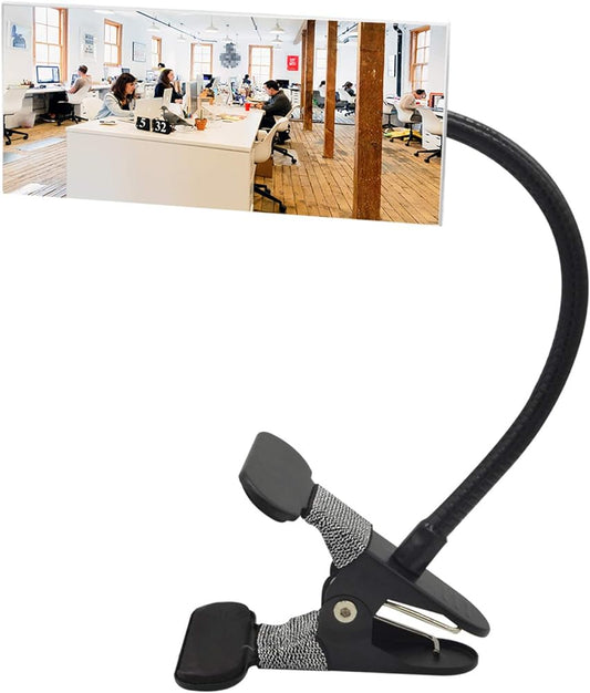 Clip On Security Mirror, Convex Cubicle Mirror for Personal Safety and Security Desk Rear View Monitors or V1258-DP02-C-1609