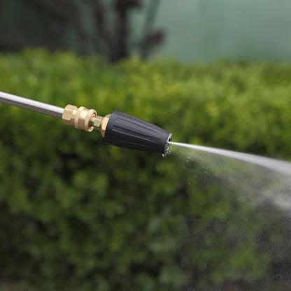 4000 PSI Rotating Turbo Nozzle Set, 1/4 Inch, With 5 Tips for Pressure Washer, Orifice 3.0 V1258-DP02-C-163