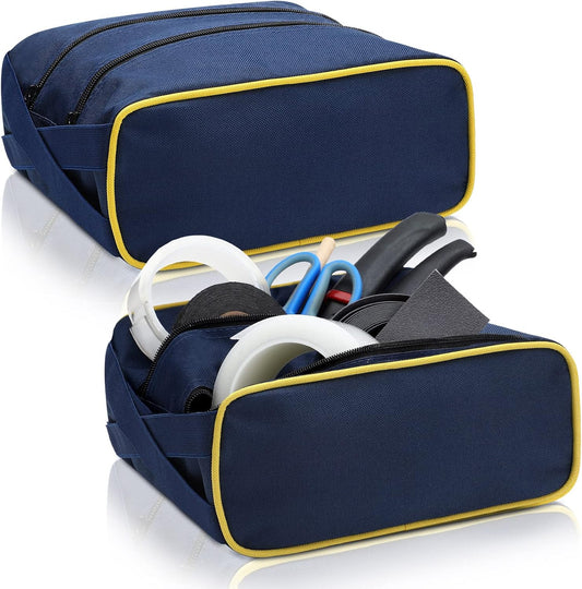 Hockey Tape Accessory Bag Large Capacity Bag with Double Zipper for Tape Wax Scissors Repair Kit Office V1258-DP02-C-1658