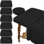 6 Set Microfiber Massage Table Sheets Each Set Includes Massage Table Covers, Fitted Sheets, Face Cradle V1258-DP02-C-1659