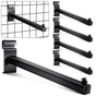 Gridwall Hooks 12 Inch Grid Wall Hangers Display Peg Hooks Slat Wall Accessories for Wire Panels Shelf(5 V1258-DP02-C-1660