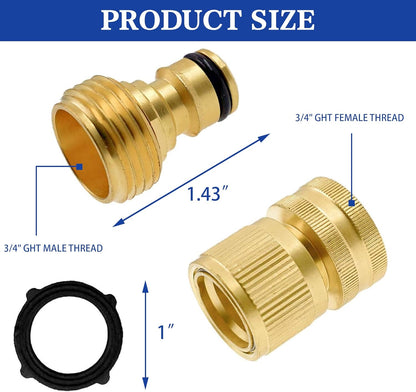 Garden Hose Repair Kit + Hose Quick Connector V1258-DP02-C-167