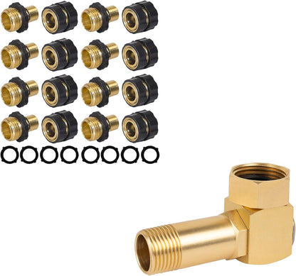 Garden Hose Quick Connect + Hose Reel Parts Fittings V1258-DP02-C-168