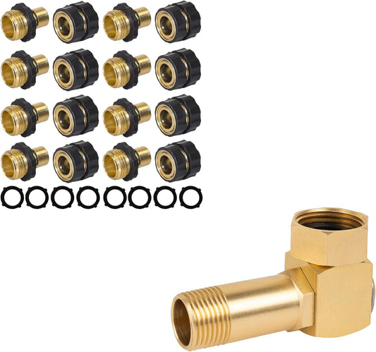 Garden Hose Quick Connect + Hose Reel Parts Fittings V1258-DP02-C-168