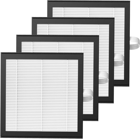 4 Pack DH02 H13 HEPA Replacement Filter Compatible with Tenergy Sorbi DH02 2 in 1 Dehumidifier(1000ML)/Air V1258-DP02-C-1681