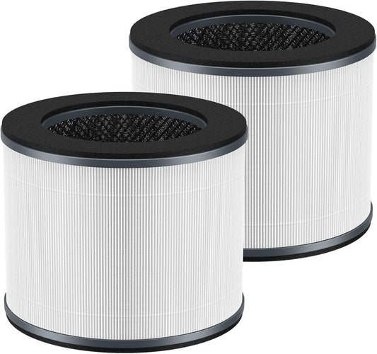 AP-T10FL Filter Replacement for Homedics Compatible with HoMedics TotalClean Air Purifier AP-T10-BK and V1258-DP02-C-1682