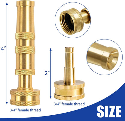 Garden Hose Quick Connect + Nozzle Twist and Nozzle Jet V1258-DP02-C-171