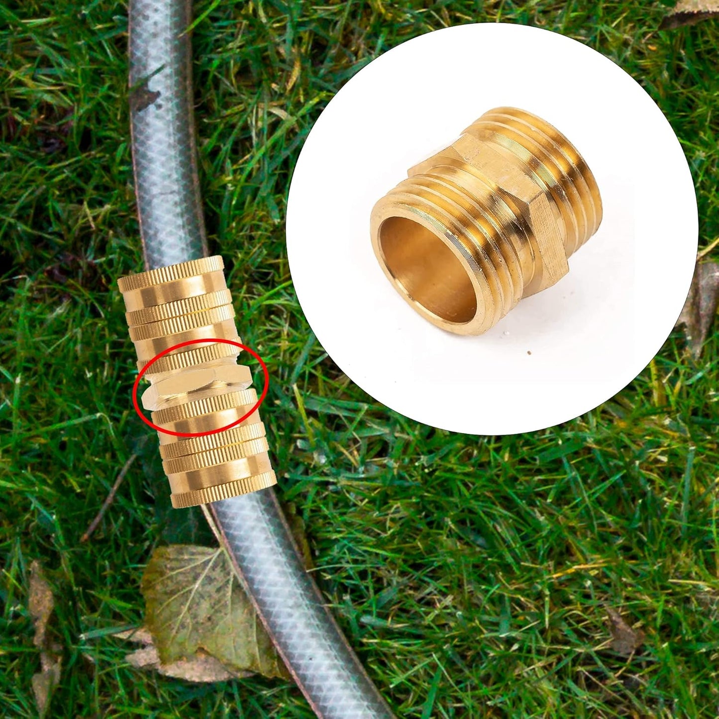 Garden Hose Adapter + Hose Protector V1258-DP02-C-173