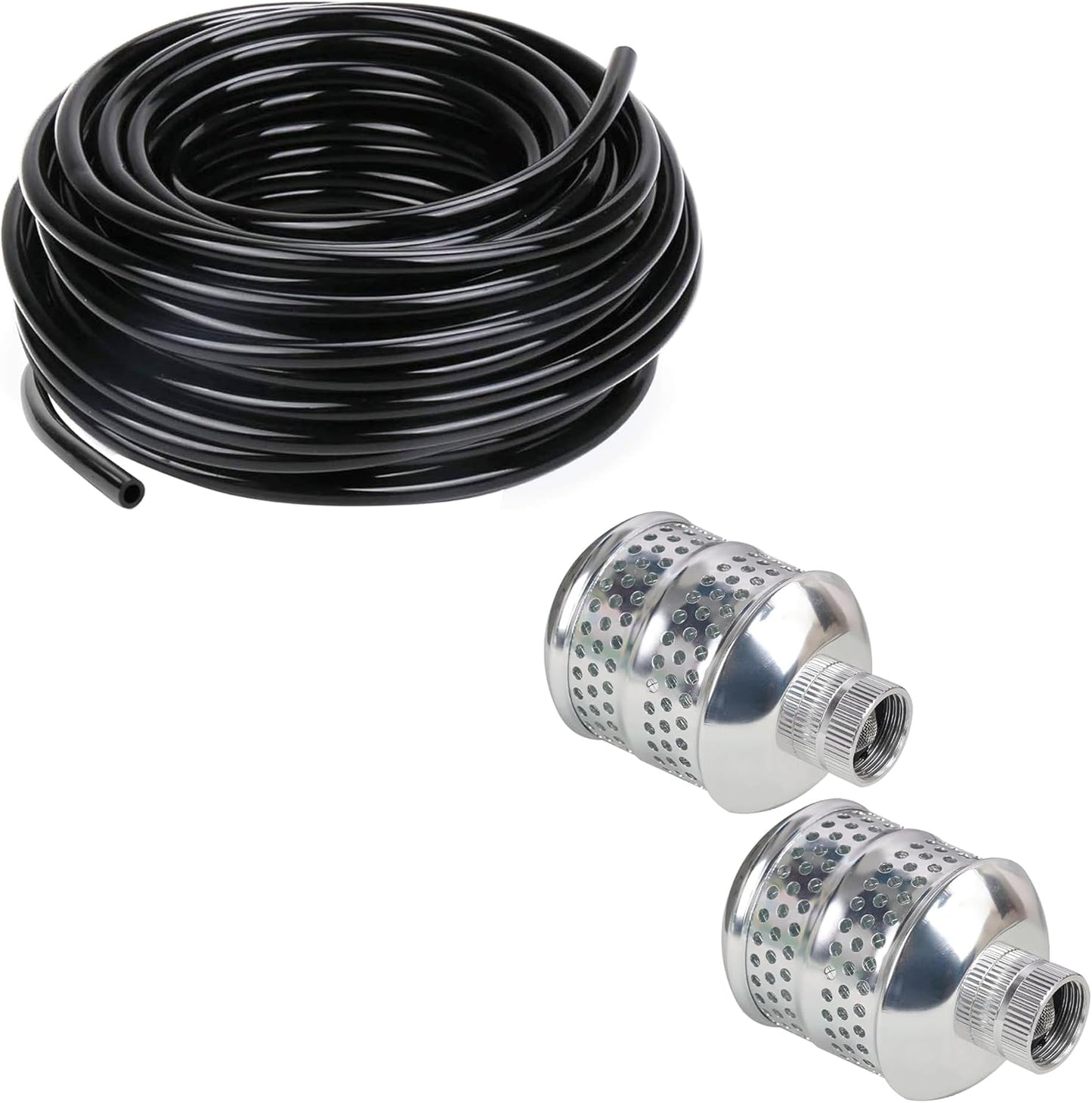 50 FT Distribution Tubing + Bubbler Sprinkler Heads V1258-DP02-C-174