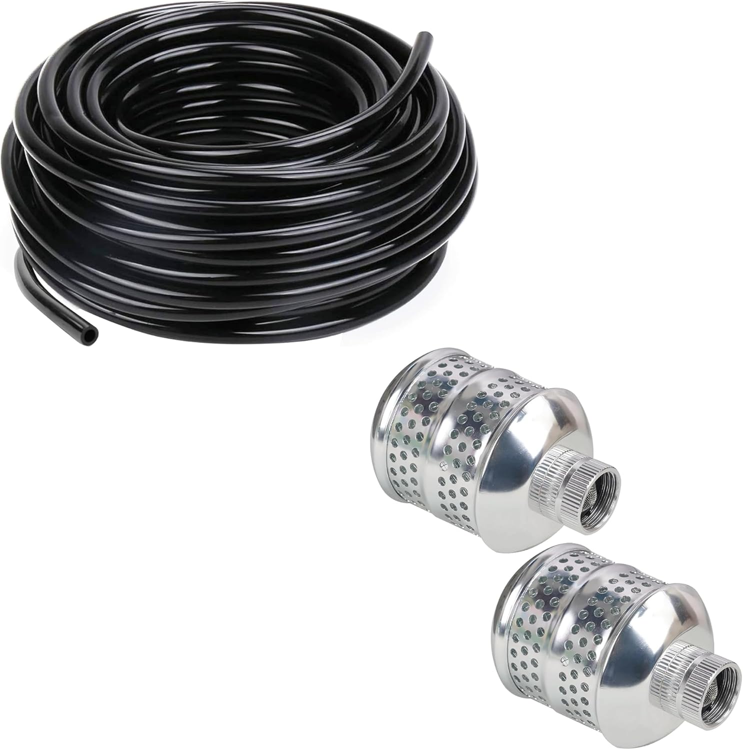 50 FT Distribution Tubing + Bubbler Sprinkler Heads V1258-DP02-C-174