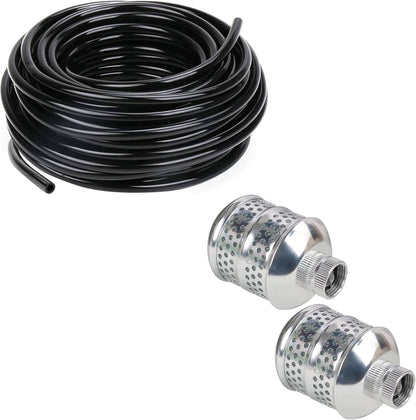 50 FT Distribution Tubing + Bubbler Sprinkler Heads V1258-DP02-C-174