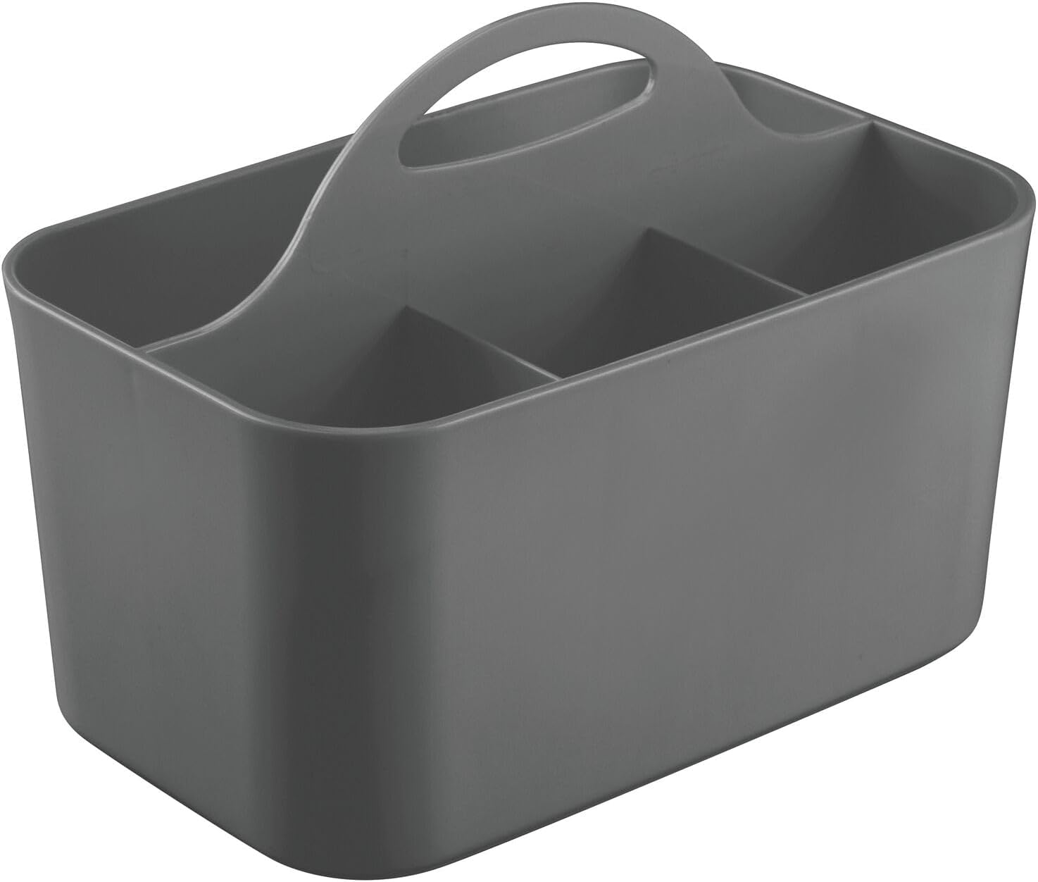 Small Plastic Shower/Bath Storage Organizer Caddy Tote with Handle for Dorm, Shelf, Cabinet - Hold Soap, V1258-DP02-C-1764