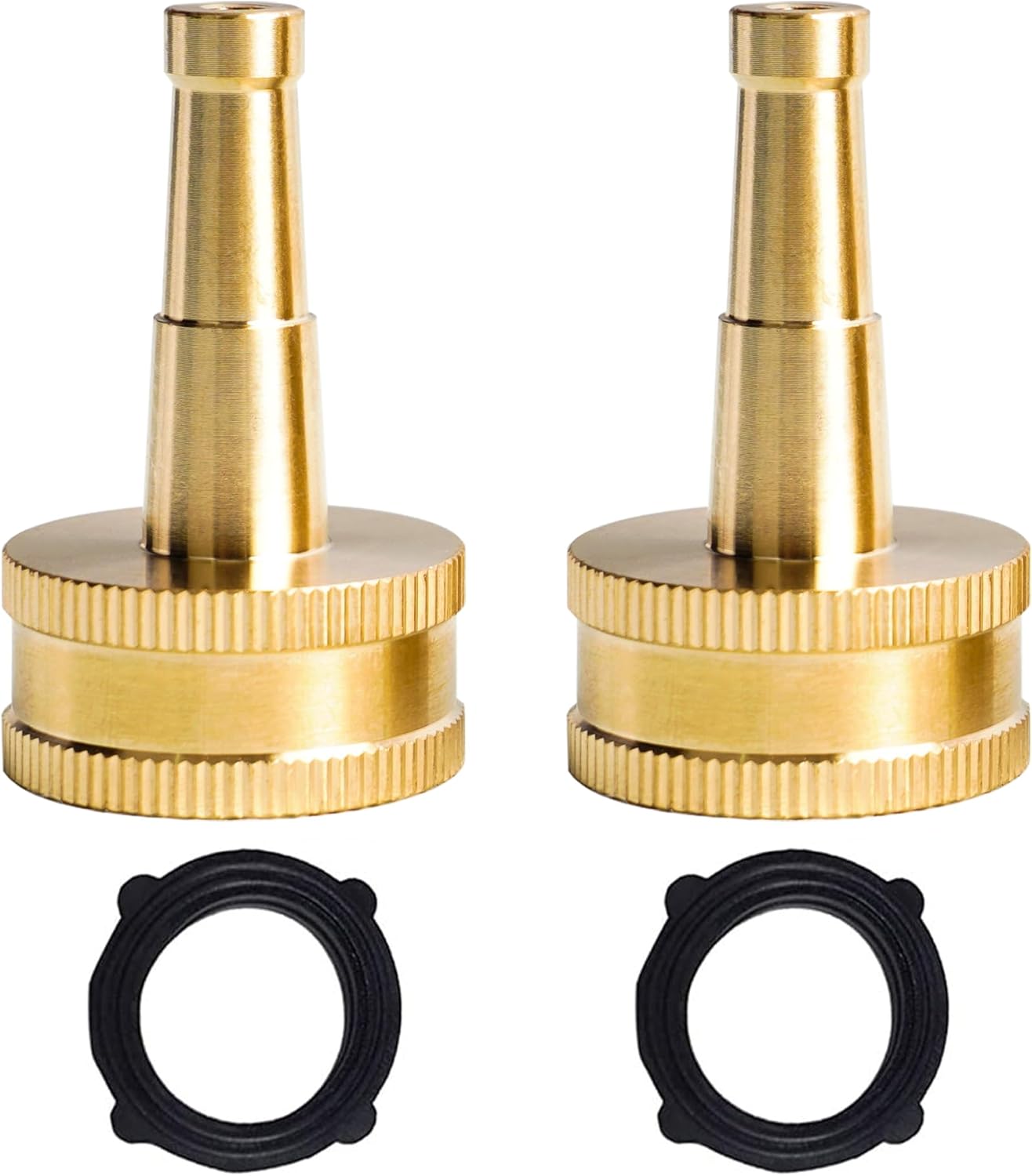 Garden Hose Repair Kit + 2 Inch Jet Sweeper Brass Nozzle V1258-DP02-C-180