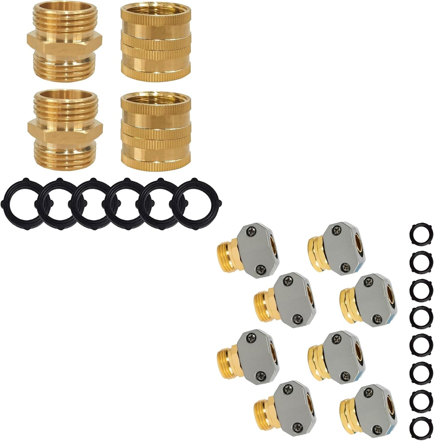 Garden Hose Adapter + Garden Hose Repair Kit V1258-DP02-C-182