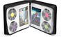 DVD Case 200 DVDs and 100 Booklets Capacity, CD/Blu-ray Storage Binder Case with Booklet Inserts Media V1258-DP02-C-1880
