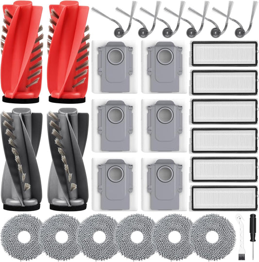 Qrevo S5V Accessories Kit for Roborock Qrevo S5V / Qrevo Curv/Curv S5X / Qrevo Edge/Edge S5A Robot Vacuum, 4 V1258-DP02-C-1903