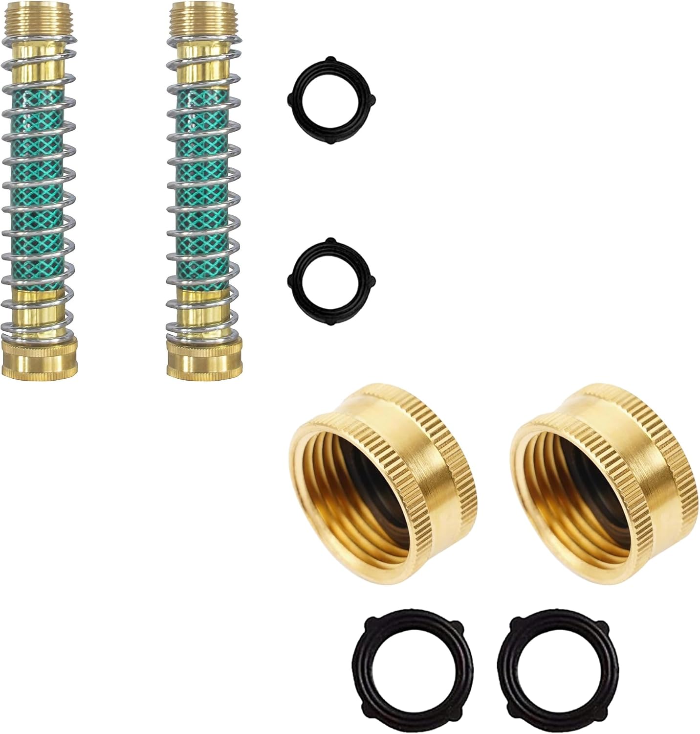 Garden Hose Protector + Garden Hose End Caps V1258-DP02-C-196