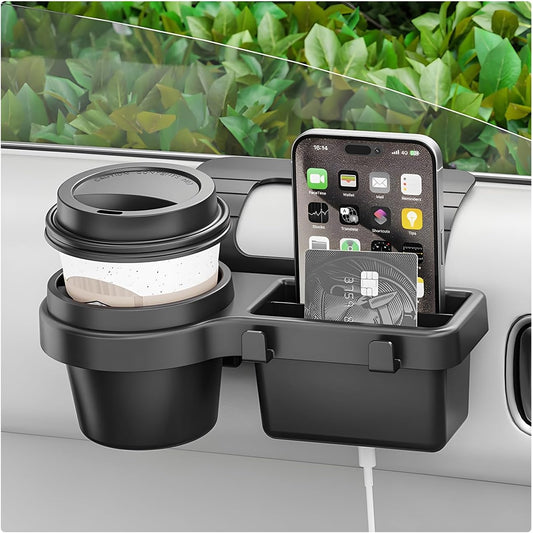 Car Window Multifunctional Storage Organizer, Vehicle Door Side Hanging Storage Rack with Cup Holder, Auto V1258-DP02-C-1964