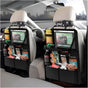 2 PCS Car Backseat Organizer with Tray, Waterproof Back Seat Protector with Touch Screen Tablet Holder, 11 V1258-DP02-C-1968