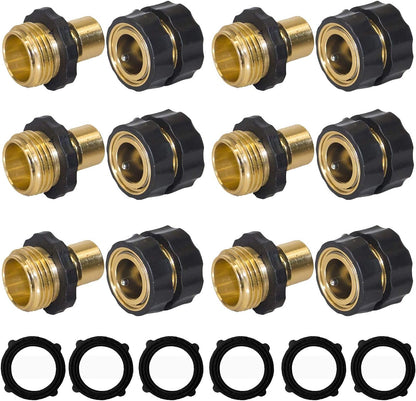 Garden Hose Quick Connector + Garden Hose Repair Kit V1258-DP02-C-197