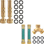 4" Twist Hose Nozzle + 2 Way Hose Splitter with Hose Extension V1258-DP02-C-203