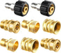 Pressure Washer Adapter Set, Quick Disconnect Kit, M22 14 mm Quick Connect Swivel to 3/8'' Quick Connect V1258-DP02-C-2042