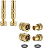 Heavy-Duty Brass Adjustable Twist Hose Nozzle V1258-DP02-C-2049