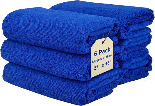 Cleaning Wash-Cloth Towels - Large 27" x 16" Microfiber Rags - Highly Absorbent, Lint Free Streak Free for V1258-DP02-C-2079