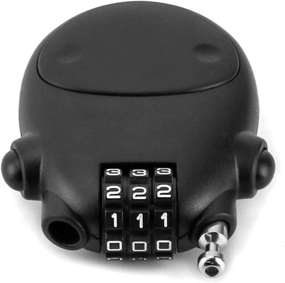 Retractable Cable Lock, 4 Pack Security Password Lock Steel Cable Luggage Locks V1258-DP02-C-2103