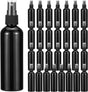 Black Empty Spray Bottles, 30 Pack 4 oz Refillable Plastic Containers with Fine Mist Sprayer for Essential V1258-DP02-C-2105